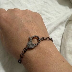 Chic Black Chain Bracelet